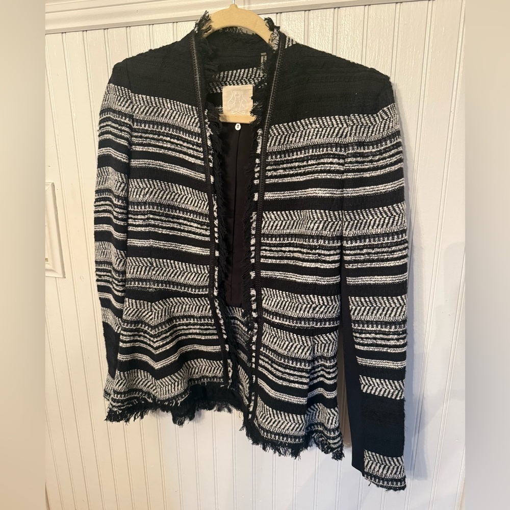 Rebecca Taylor Tweed Peplum Jacket Size 2